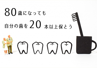 口腔機能を維持することが健康長寿につながります